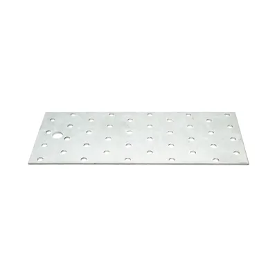 Placa perforata 80x200mm, grosime 2mm, otel zincat - imagine 2