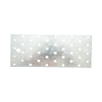 Placa perforata 80x200mm, grosime 2mm, otel zincat - imagine 4