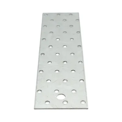 Placa perforata 60x240mm, grosime 2mm, otel zincat - imagine 3
