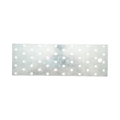 Placa perforata 80x240mm, grosime 2mm, otel zincat - imagine 4