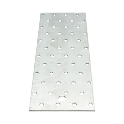 Placa perforata 80x240mm, grosime 2mm, otel zincat - imagine 3