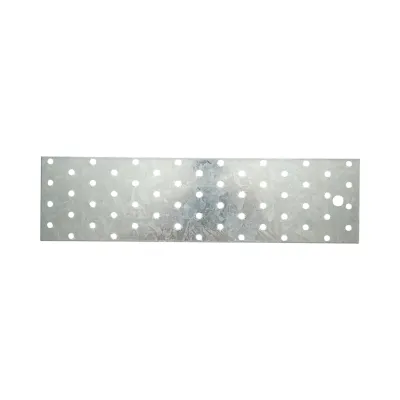 Placa perforata 80x300mm, grosime 2mm, otel zincat - imagine 4