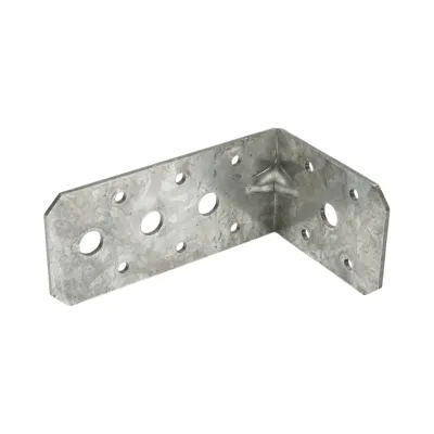 Vinclu de imbinare cu intaritura 120x75x55mm, grosime 2.5mm, otel zincat - imagine 2