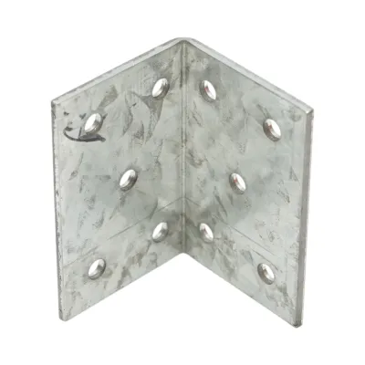 Vinclu de imbinare 40x40x60mm, grosime 2.5mm, otel zincat - imagine 2