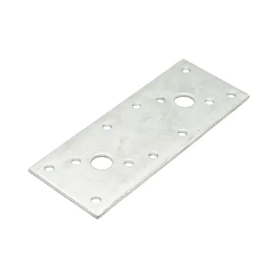 Element de imbinare plat 116x45mm, grosime 2.5mm, otel zincat
