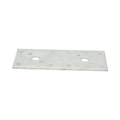 Element de imbinare plat 116x45mm, grosime 2.5mm, otel zincat - imagine 2