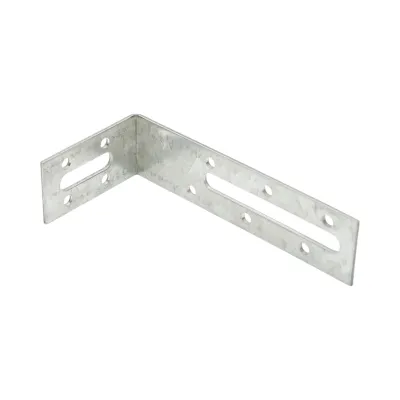Vinclu de imbinare reglabil 55x120x30mm, grosime 2mm, otel zincat - imagine 2