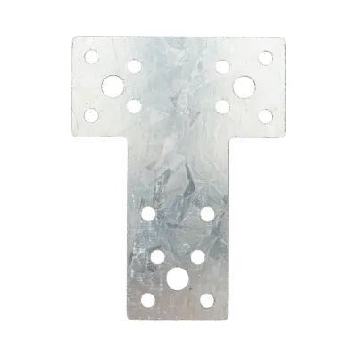 Element de imbinare tip T 80x68x38mm, grosime 2.5mm, otel zincat - imagine 2