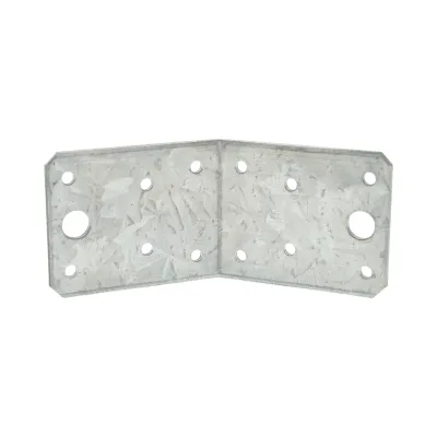 Element de imbinare 135° contra vantuirii 70x70x55mm, grosime 2.5mm, otel zincat - imagine 2