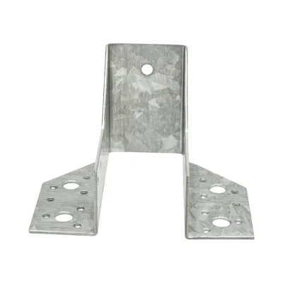 Papuc grinda tip A 50x100mm, grosime 2mm, otel zincat - imagine 2