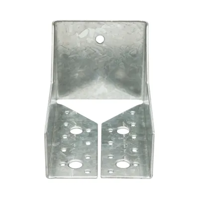 Papuc grinda tip B 80x120mm, grosime 2mm, otel zincat - imagine 2