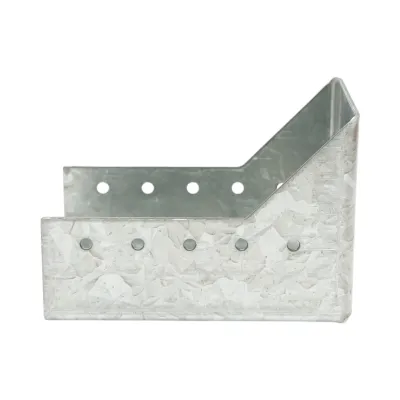 Papuc grinda tip B 80x120mm, grosime 2mm, otel zincat - imagine 4