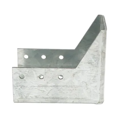 Papuc grinda tip B 51x95mm, grosime 2mm, otel zincat - imagine 4