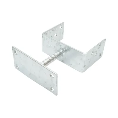 Papuc reazem cu talpa fixa 141x60x102mm, grosime 5mm, otel zincat - imagine 3