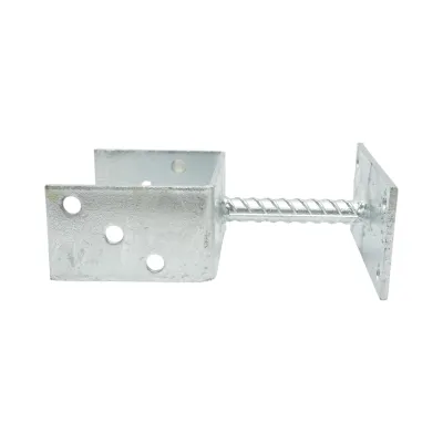 Papuc reazem cu talpa fixa 121x60x102mm, grosime 5mm, otel zincat - imagine 4