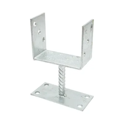 Papuc reazem cu talpa fixa 121x60x102mm, grosime 5mm, otel zincat