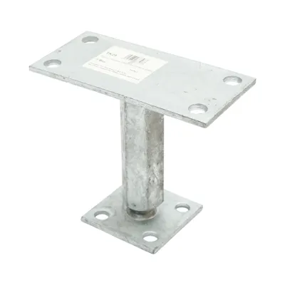 Papuc reazem reglabil 150x70x70x70mm, grosime 4.5mm, otel zincat - imagine 2