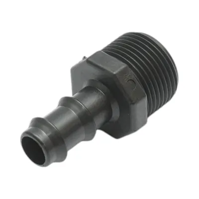 Racord drept picurare D16mm filet exterior 3/4 pentru tub, furtun irigare - imagine 2
