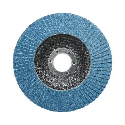 Disc lamelar abraziv cu zirconiu 125x22.23mm T29 R80 pentru slefuire, polizare metal si inox - imagine 2