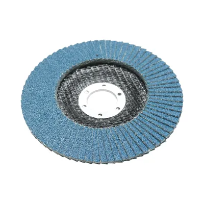 Disc lamelar abraziv cu zirconiu 125x22.23mm T29 R80 pentru slefuire, polizare metal si inox - imagine 4