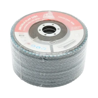 Disc lamelar abraziv cu zirconiu 125x22.23mm T29 R100 pentru slefuire, polizare metal si inox - imagine 3