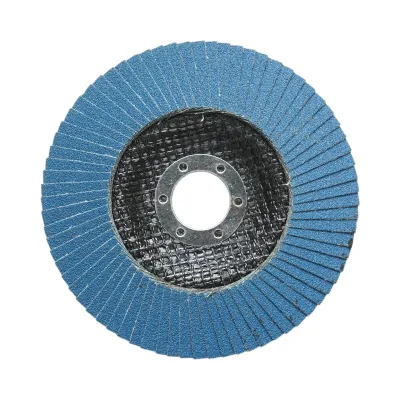 Disc lamelar abraziv cu zirconiu 125x22.23mm T29 R100 pentru slefuire, polizare metal si inox - imagine 2