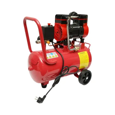 Compresor aer 24L, motor 2 cilindri 1kW/1.3CP, presiune maxima 8 bar, volum aer aspirat 130 L/min Breckner Germany - imagine 7