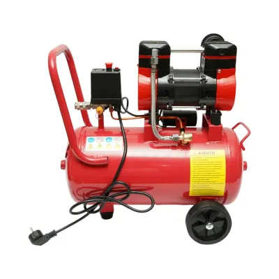 Compresor aer 24L, motor 2 cilindri 1kW/1.3CP, presiune maxima 8 bar, volum aer aspirat 130 L/min Breckner Germany - imagine 4