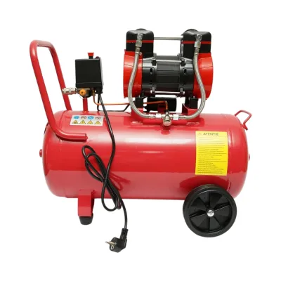 Compresor aer 50L, motor 2 cilindri 1.5kW/2.1CP, presiune maxima 8 bar, volum aer aspirat 155L/min Breckner Germany - imagine 4