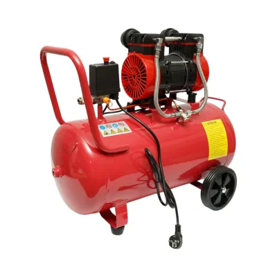 Compresor aer 50L, motor 2 cilindri 1.5kW/2.1CP, presiune maxima 8 bar, volum aer aspirat 155L/min Breckner Germany - imagine 7