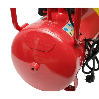 Compresor aer 50L fara ulei silentios, 2 motoare 4 cilindri 1.5kW/2CP, presiune maxima 8 bar, volum aer aspirat 250L/min - imagine 12