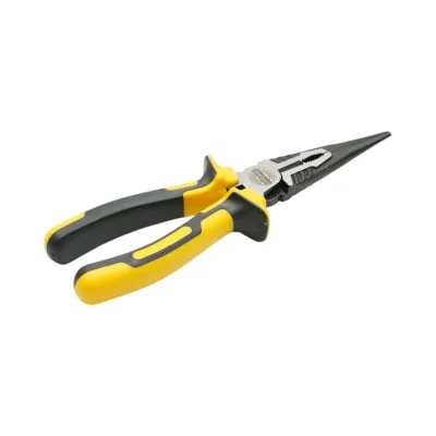 Cleste patent cu varf lung ascutit 200mm profesional Cr-V Crownman - imagine 5