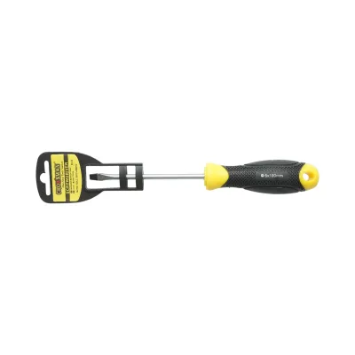 Surubelnita dreapta 5x100mm cu varf magnetic profesionala Cr-V Crownman