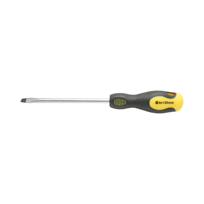 Surubelnita dreapta 8x150mm cu varf magnetic profesionala Cr-V Crownman - imagine 2