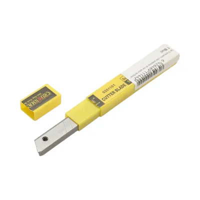 Set 10 lame cutter profesionale 9x100mm din otel carbon Crownman