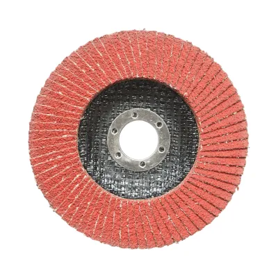 Disc lamelar abraziv corund 125x22mm T27 CA40 pentru slefuire/polizare inox si metal Breckner Germany - imagine 2