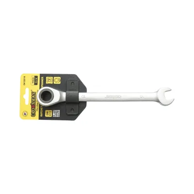 Cheie combinata fixa si inelara cu clichet 10mm Cr-V Crownman