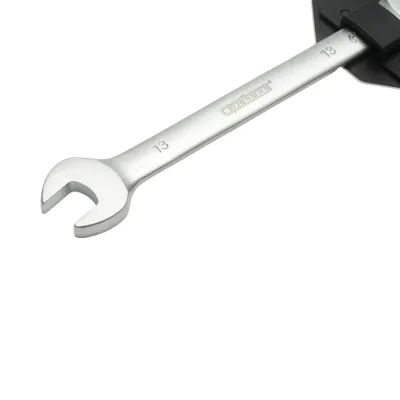 Cheie combinata fixa si inelara cu clichet 13mm Cr-V Crownman - imagine 4