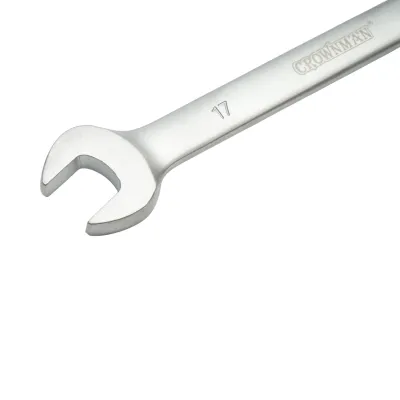 Cheie combinata fixa si inelara cu clichet 17mm Cr-V Crownman - imagine 4