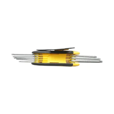 Set 8 chei imbus torx pliabile cu maner tip briceag T9-T40mm Cr-V Crownman - imagine 4