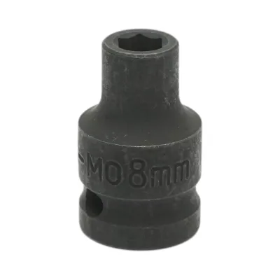 Cheie tubulara de impact 8mm, patrat 1/2 inch Cr-Mo Crownman - imagine 2