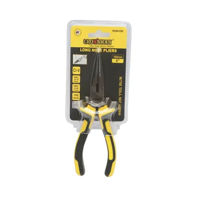 Cleste patent cu varf lung ascutit 165mm profesional Cr-V Crownman - imagine 3