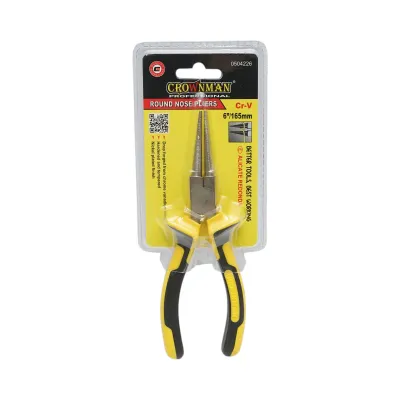 Cleste patent cu varf rotund 165mm profesional Cr-V Crownman - imagine 3