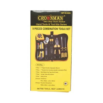 Trusa scule si unelte combinate 9 piese Crownman - imagine 4
