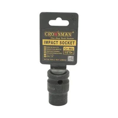 Cheie tubulara de impact 14mm, patrat 1/2 inch Cr-Mo Crownman
