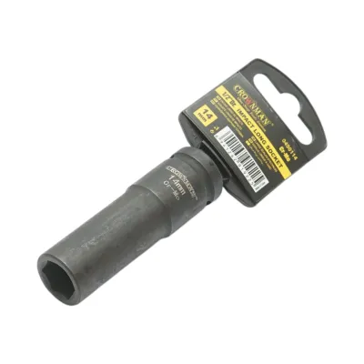 Cheie tubulara de impact lunga 14mm, patrat 1/2 inch Cr-Mo Crownman - imagine 2