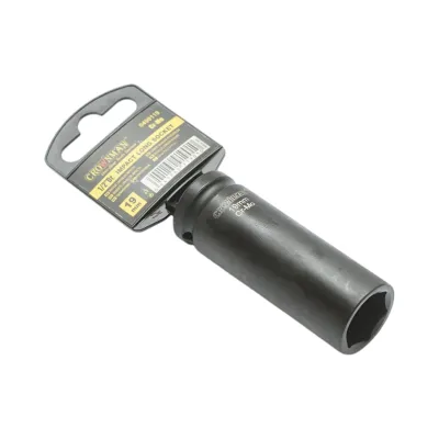 Cheie tubulara de impact lunga 19mm, patrat 1/2 inch Cr-Mo Crownman - imagine 4