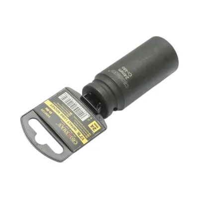 Cheie tubulara de impact lunga 24mm, patrat 1/2 inch Cr-Mo Crownman - imagine 3