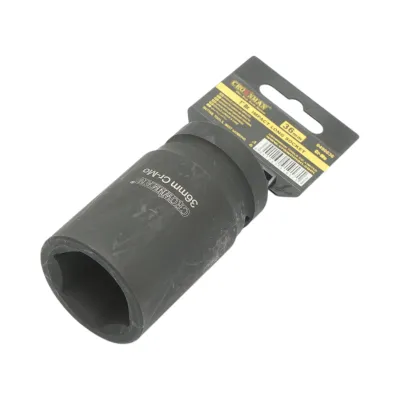 Cheie tubulara de impact lunga 36mm, patrat 1 inch Cr-Mo Crownman - imagine 3