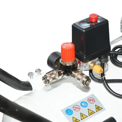 Compresor aer 100L, motor 2 cilindri in V 1.5KW/2CP, presiune maxima 8 bar, volum aer aspirat 360 L/min Breckner Germany - imagine 7